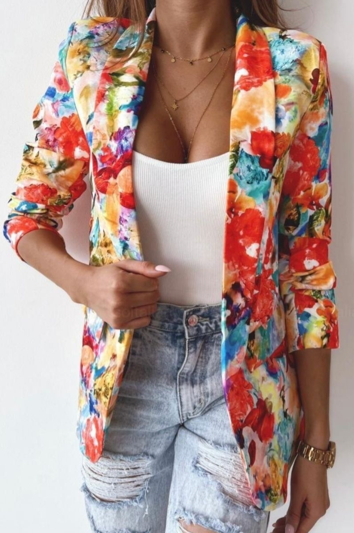 Women's floral 2025 blazer uk