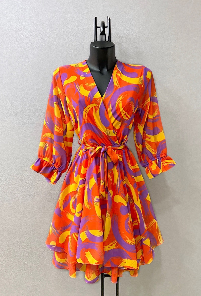 "Evie" Abstract Dress